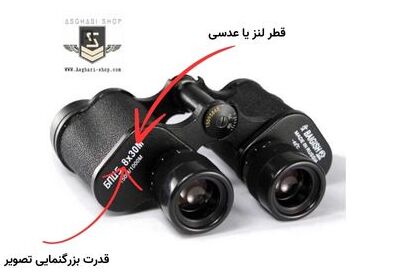 اعداد روی دوربین شکاری چیست