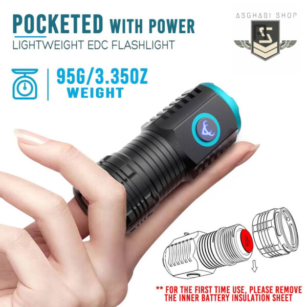 چراغ قوه مینی مدل T-3027