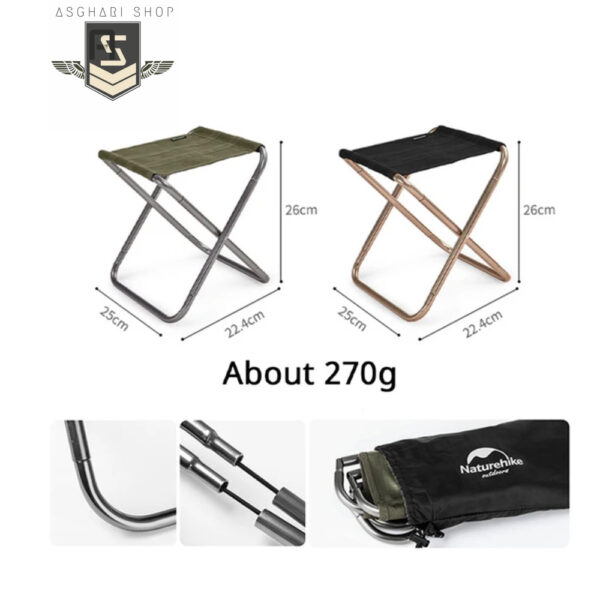 صندلی تاشو مینی نیچرهایک مدل NH17Z012-L