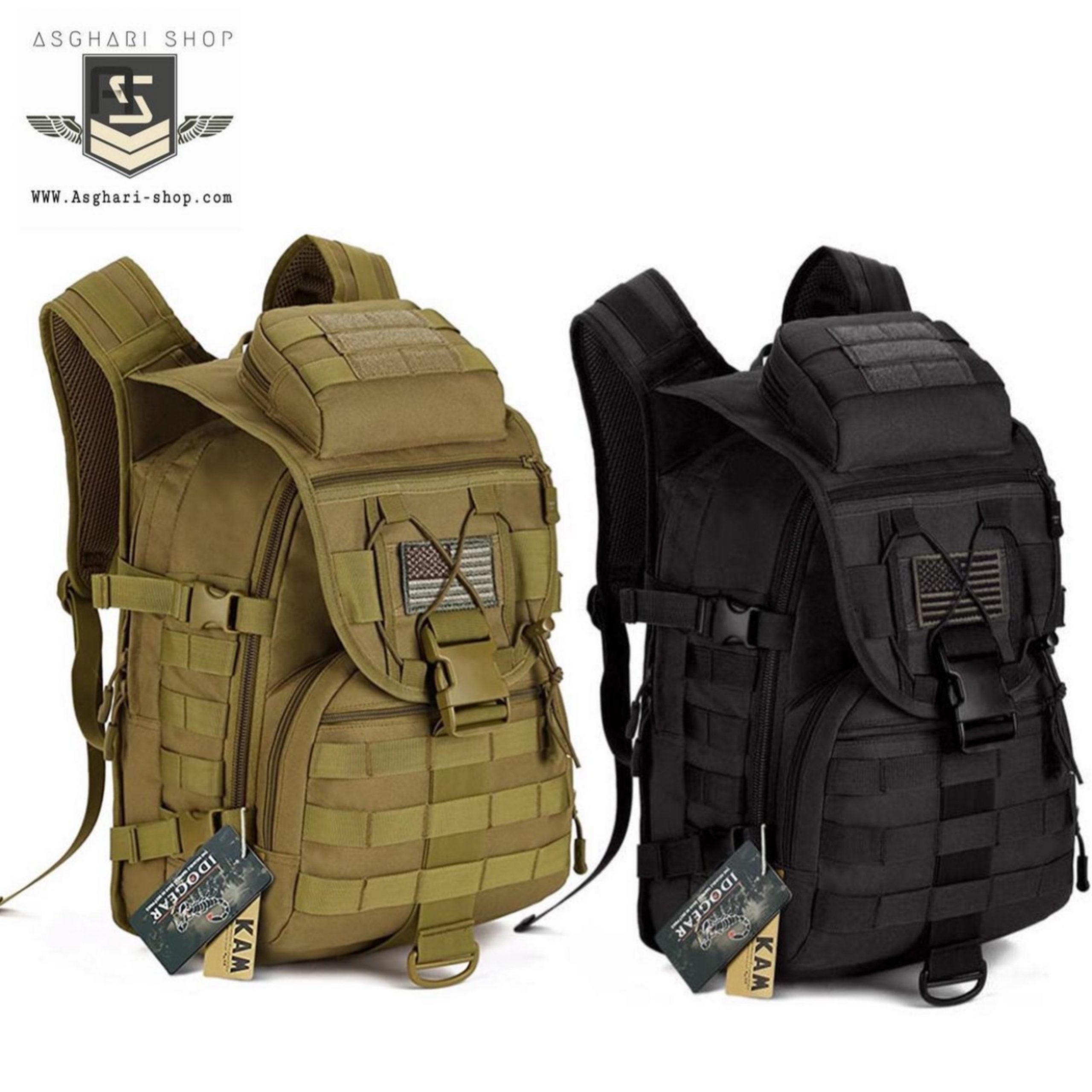 کوله تاکتیکال سگک بزرگ 9 کوله تاکتیکال سگک بزرگ