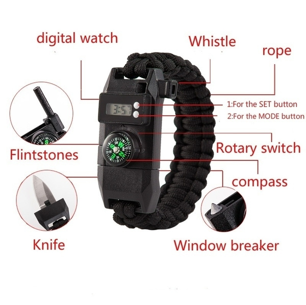 دستبند پاراکورد هفت کاره 11 دستبند پاراکورد هفت کاره