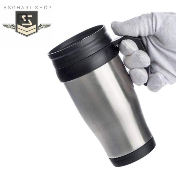 ماگ استیل درب دار
