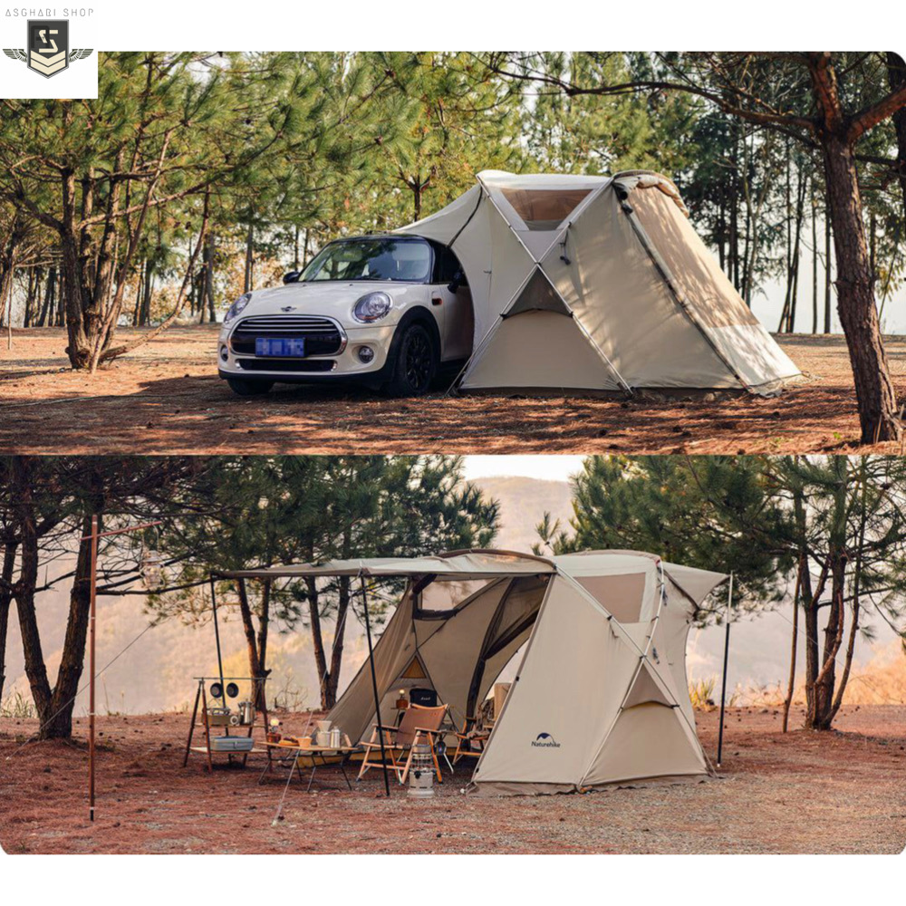 چادر کنار ماشین نیچرهایک 4 چادر کنار ماشین نیچرهایک